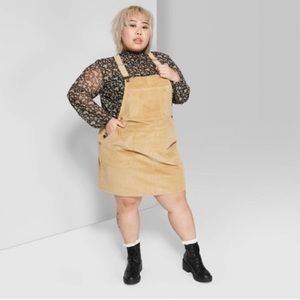 plus size corduroy dress
